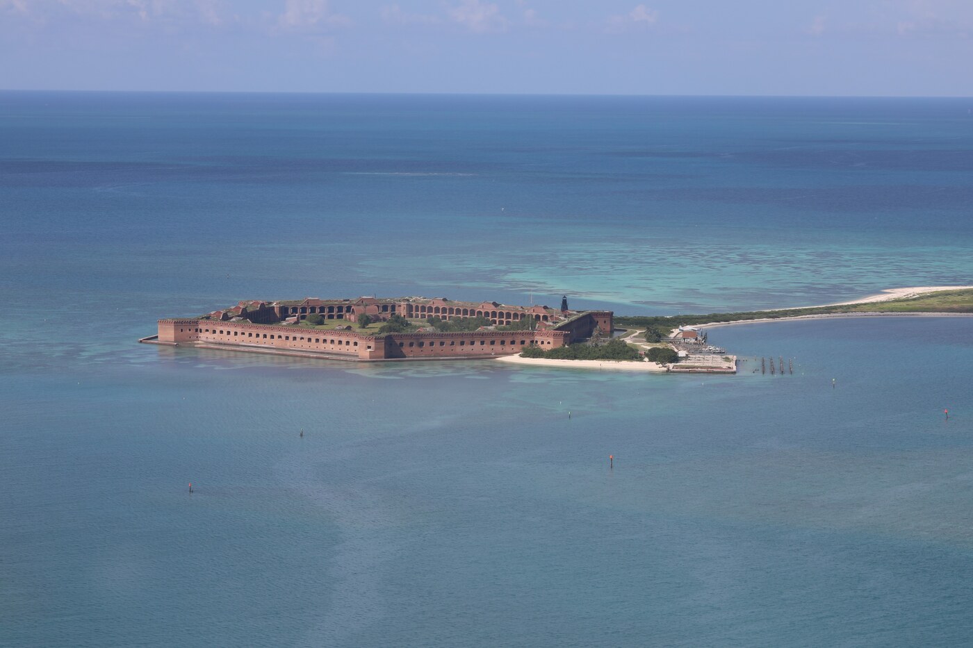 Dry Tortugas — Fort Jefferson, 70 miles west, and the reef nobody talks about